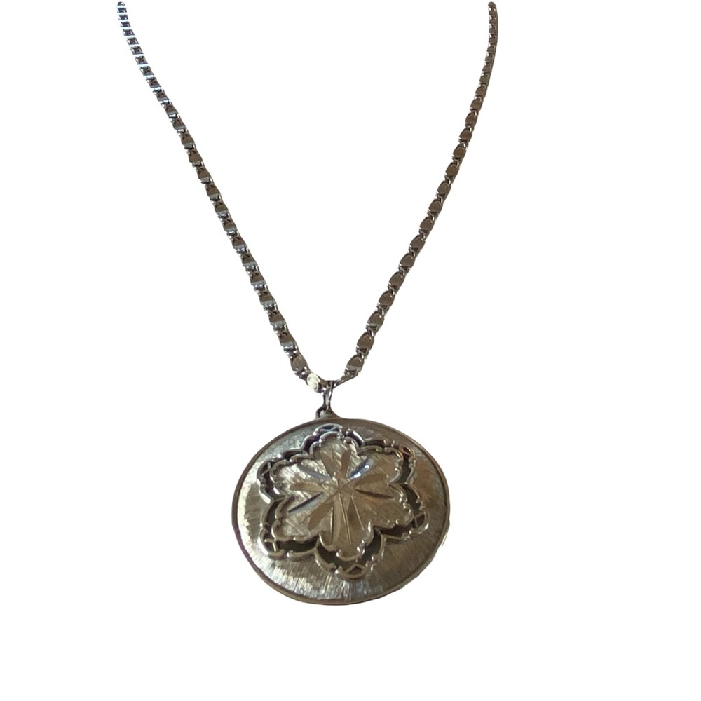 Vintage Silver Pendant Necklace